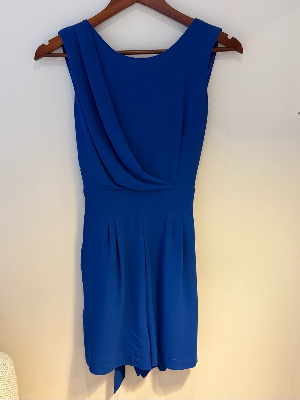 Dynamite Royal Blue Sleeveless Romper